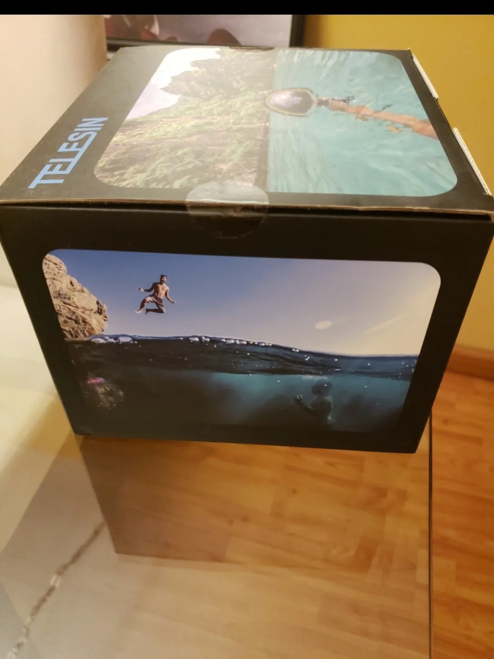 TELESIN Dome Port Underwater Camera Accessory - Teal Blue